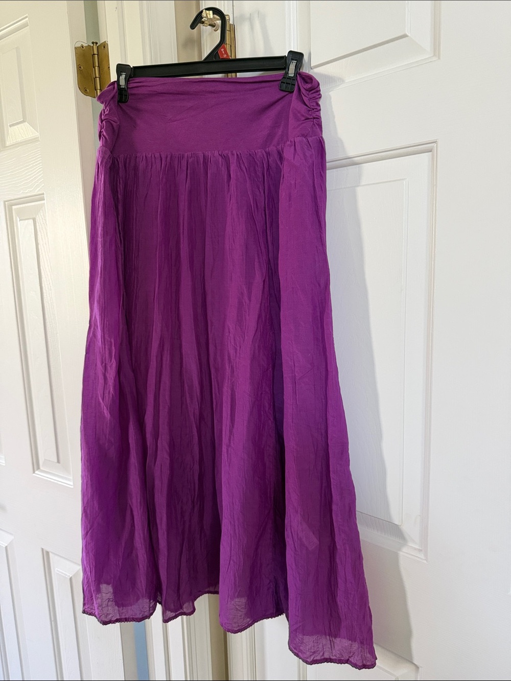 Athleta Vibrant Purple Flow Maxi Skirt